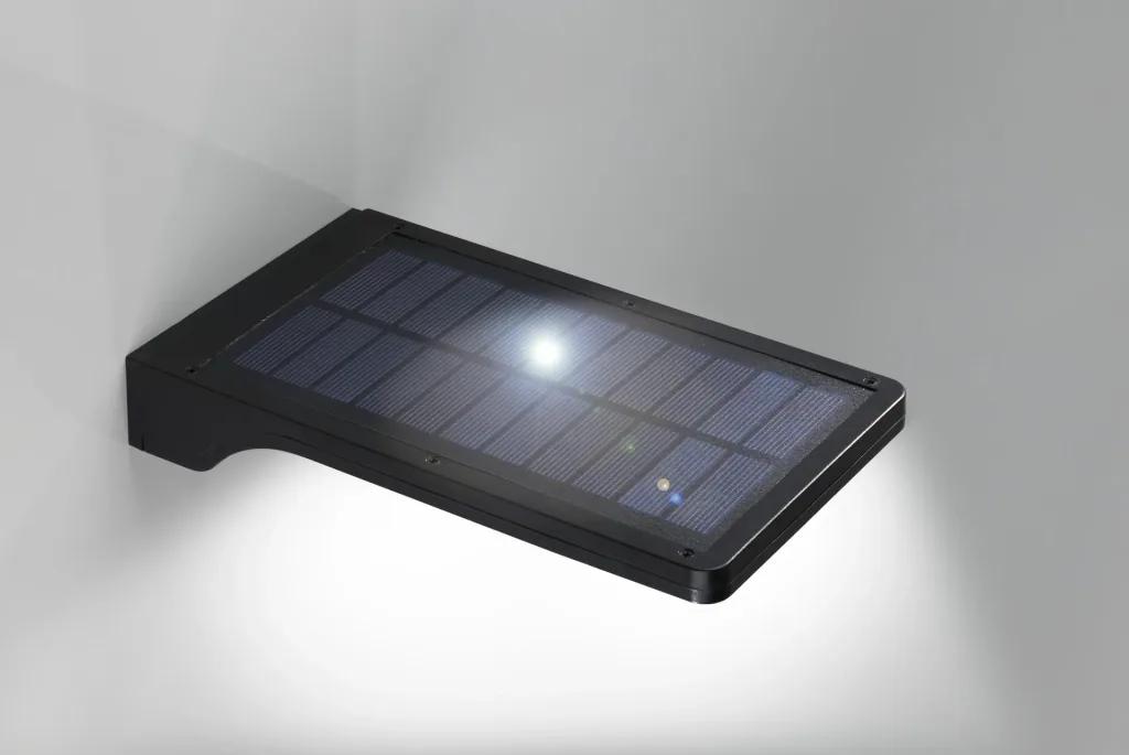 Solar Wandleuchte 3W mit Bewegungsmelder