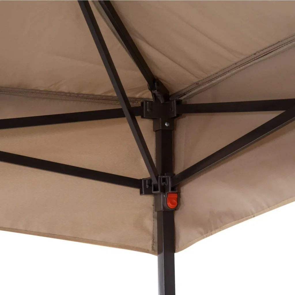 Pavillon Faltpavillon Gartenzelt Khaki 3,25x3,25x2,95cm