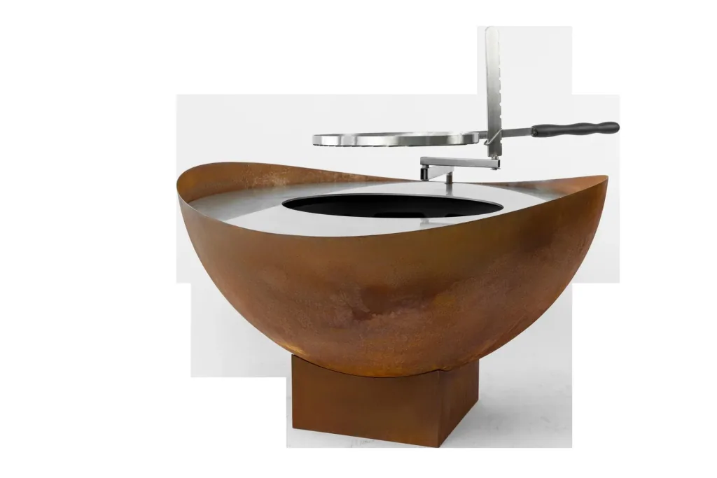 Feuerschale Wave rost, ohne Zubehör