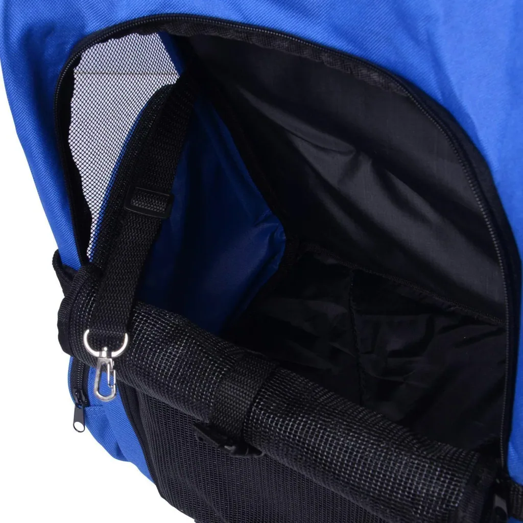 2in1 Hunde Trolley Tragetasche Rucksack blau