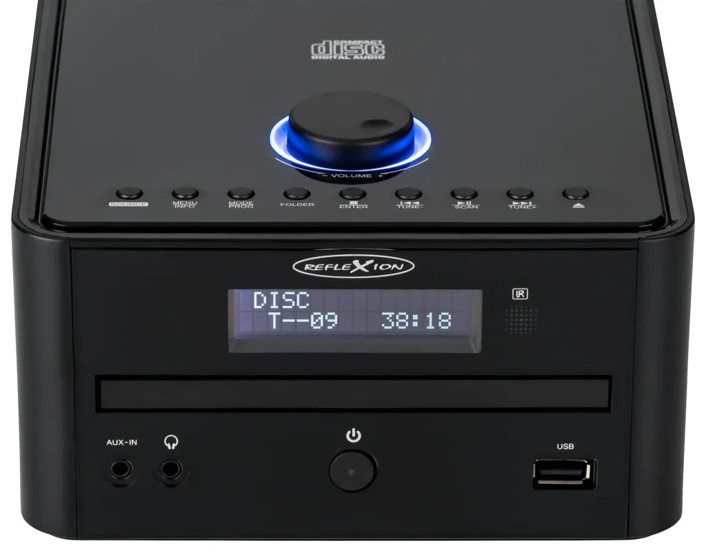 Stereo Micro-HiFi-System mit DAB+/UKW, USB, MP3/CD und Bluetooth