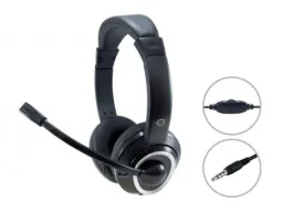 Headset Klinke Kabel,Mikro,Fernb. Stereo sw