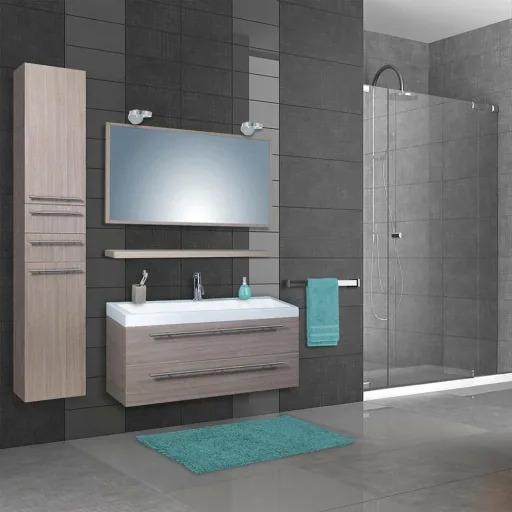 Badezimmermöbel Force 100 cm - Eiche