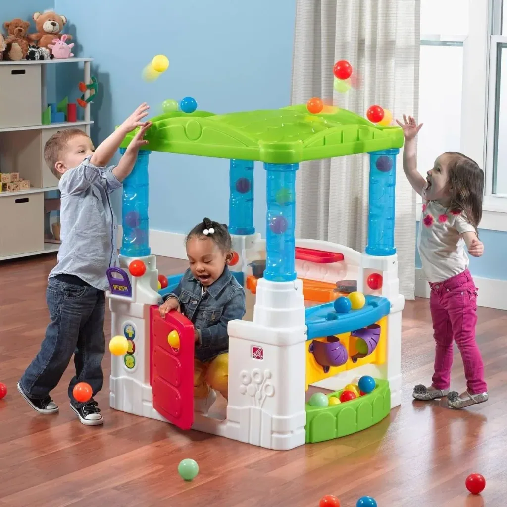 Wonderball Fun House Spielhaus - Inkl. 20-teiligem Spielballset - 83,8x91,4x106,7cm