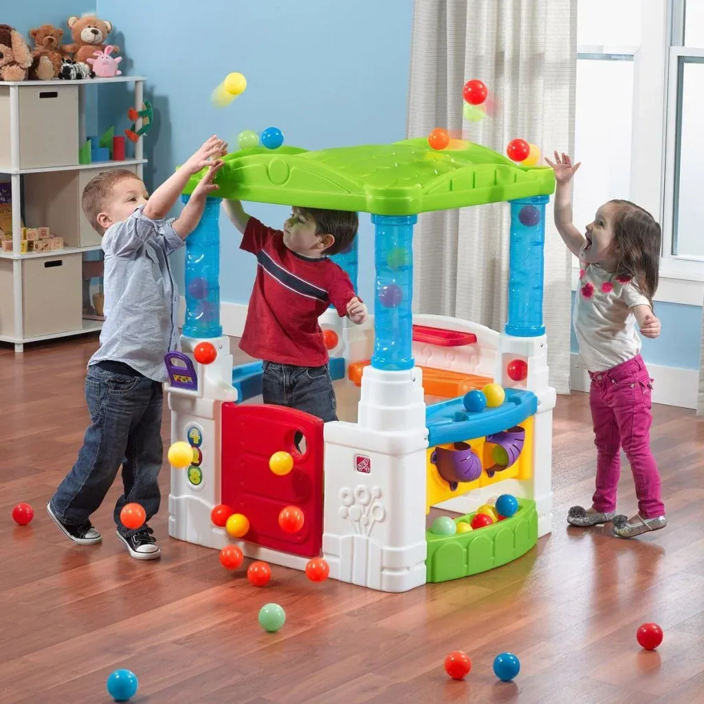 Wonderball Fun House Spielhaus - Inkl. 20-teiligem Spielballset - 83,8x91,4x106,7cm