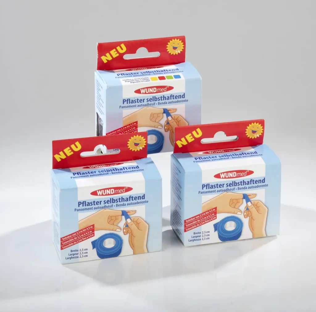 Pflaster, selbsthaftend, 3er-Set, Blau