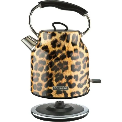 Panther Wasserkocher - Panther Druck - 1.7L - Leopard - Retro