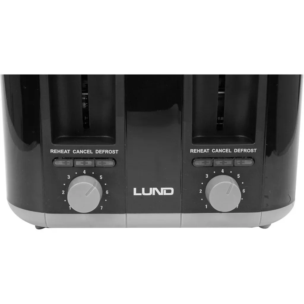 Toaster - 1500W - 4 Scheiben auf einmal - 7 Heizstufen