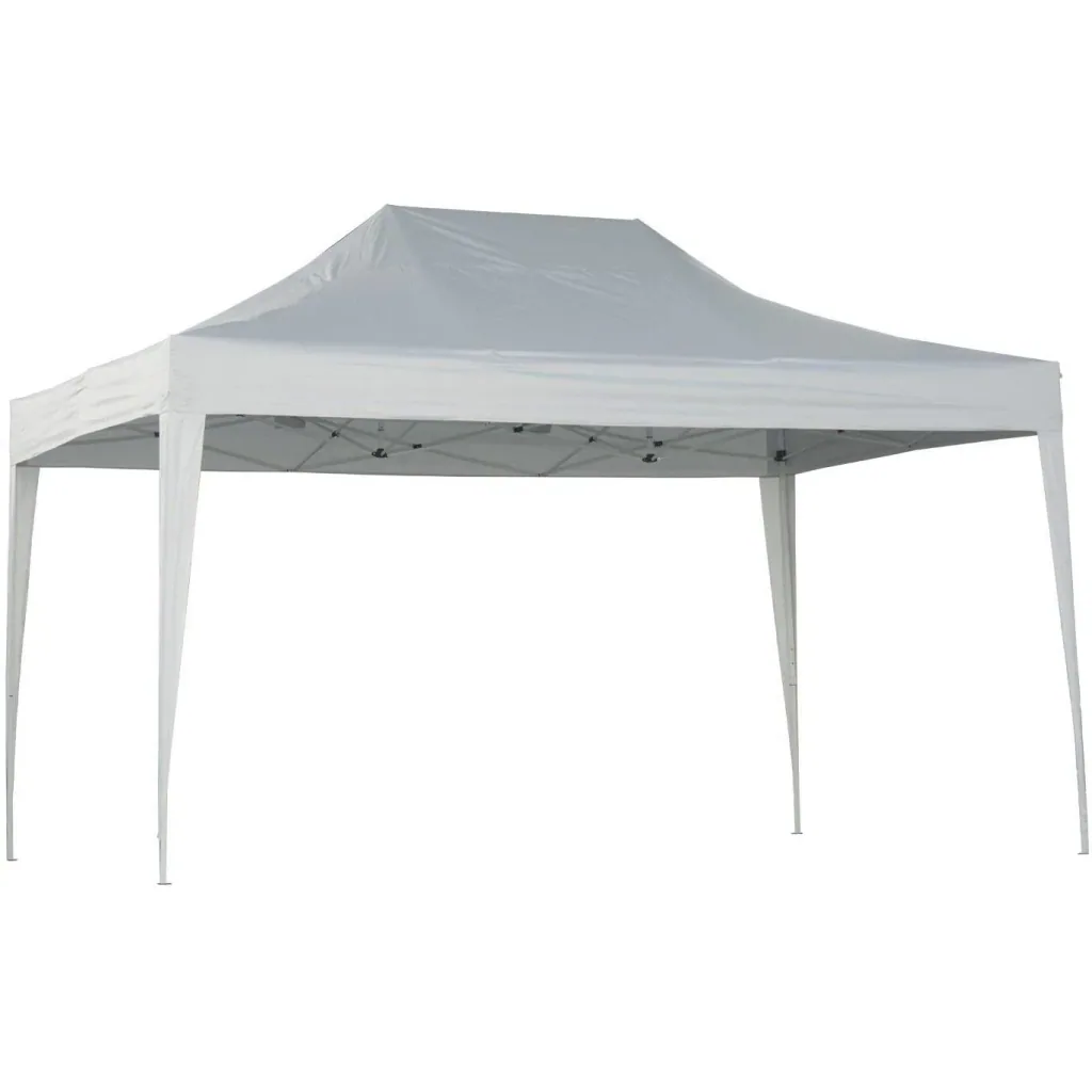 Faltpavillon 3x4.5m weiß Metall