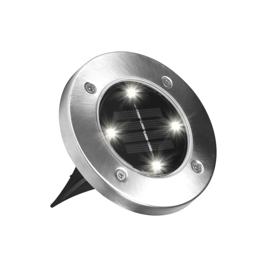 LED Solarleuchte Disk Lights - 4 Stück