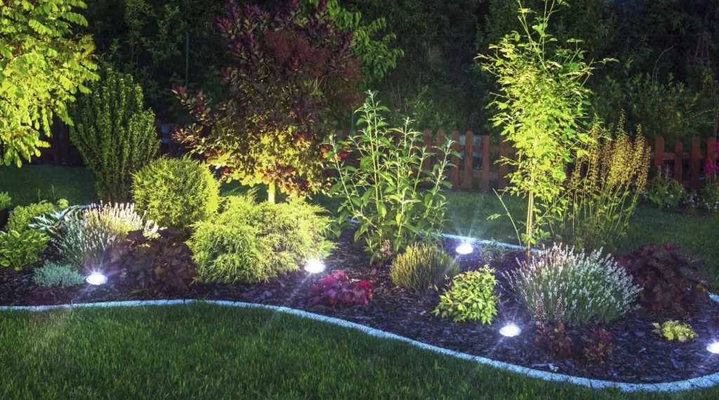 LED Solarleuchte Disk Lights - 4 Stück
