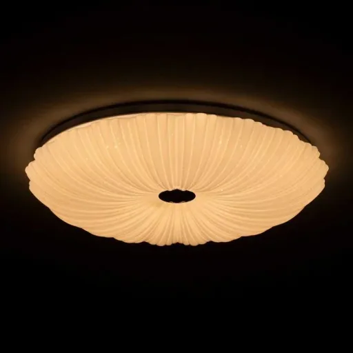 LED Wand-/ Deckenleuchte SHINING CORAL 24W mit Lichttemperaturwechsel + Sleeptimer + Fernbedienung Ø490 mm DIM