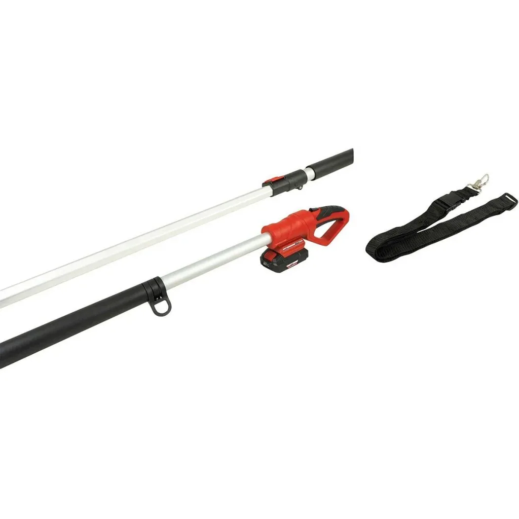 Heckenschere mit Teleskopstiel, Akku und Ladegerät - 41cm Schnittlänge - AHS 2020 T-Lion