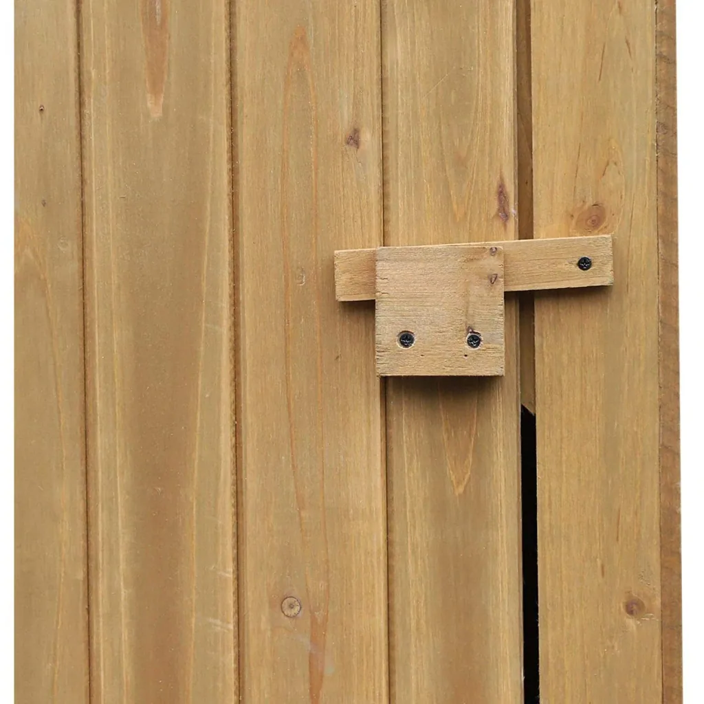 Gartenschrank mit Bitumenpappe