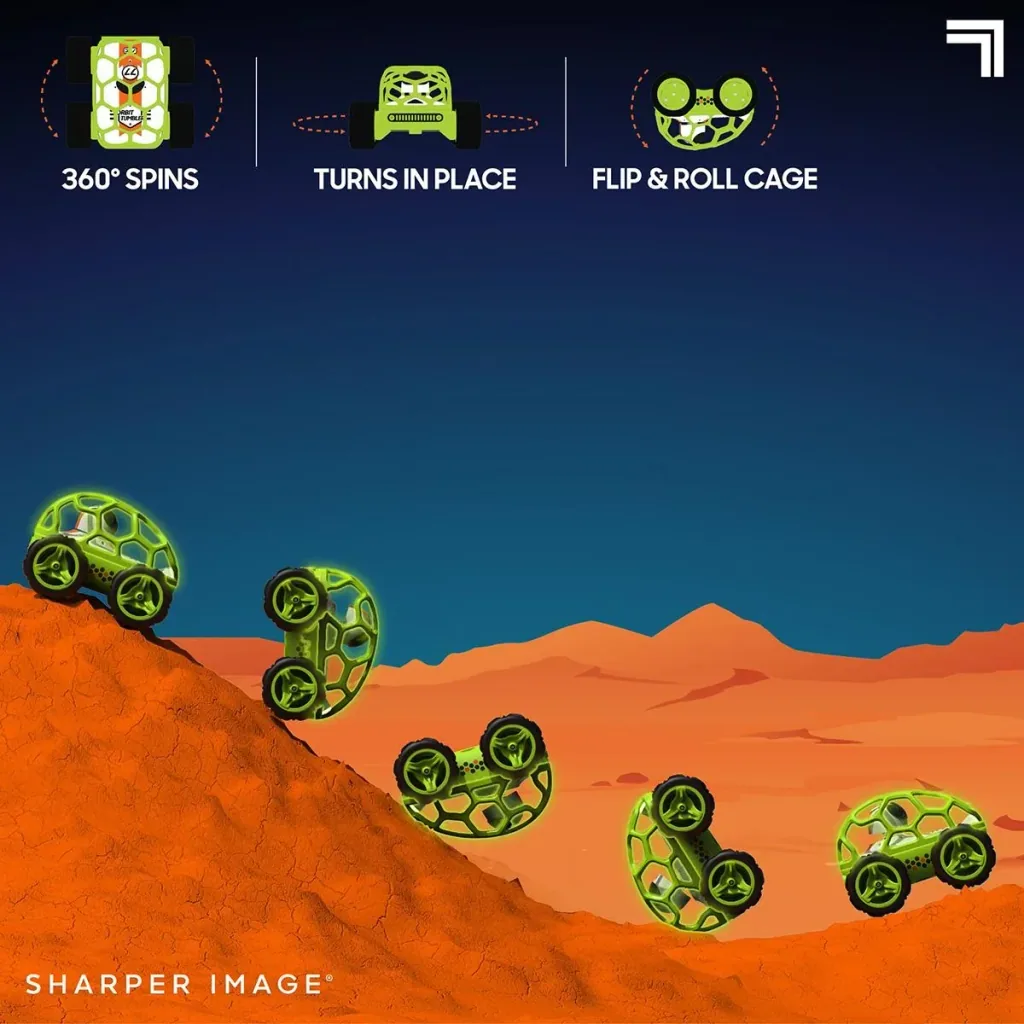 Sharper Image RC Orbit steuerbares Auto - Geeignet für alle Terrains - Stunt / Flip Car - Glow in the dark