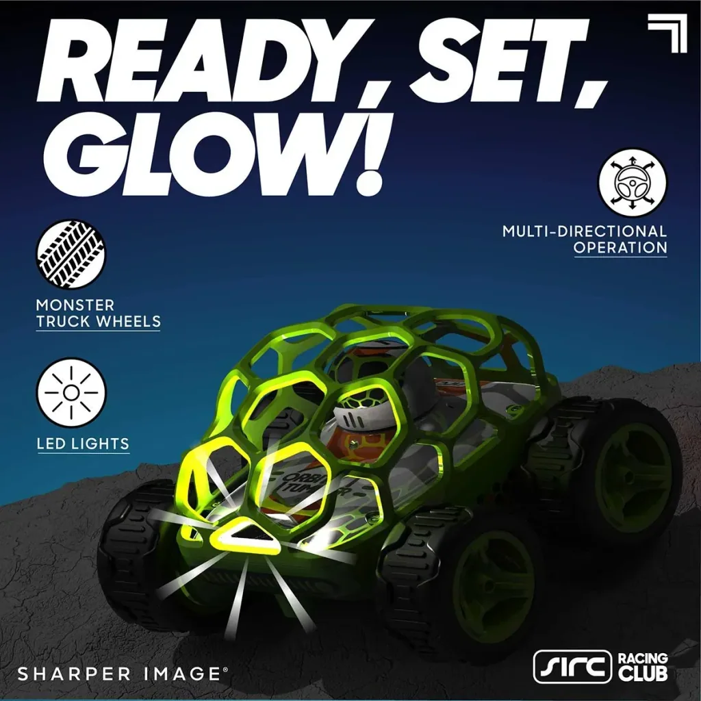 Sharper Image RC Orbit steuerbares Auto - Geeignet für alle Terrains - Stunt / Flip Car - Glow in the dark