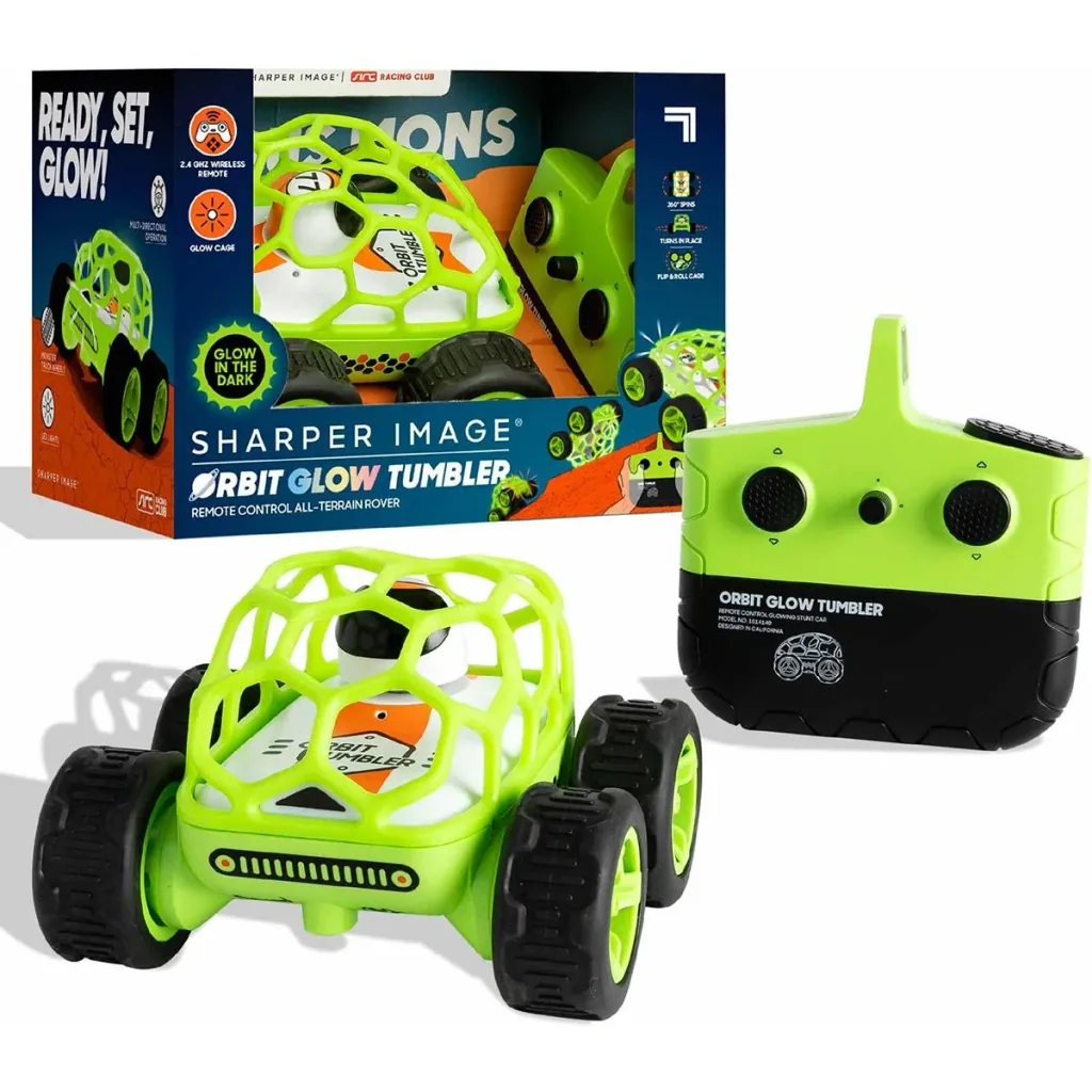 Sharper Image RC Orbit steuerbares Auto - Geeignet für alle Terrains - Stunt / Flip Car - Glow in the dark
