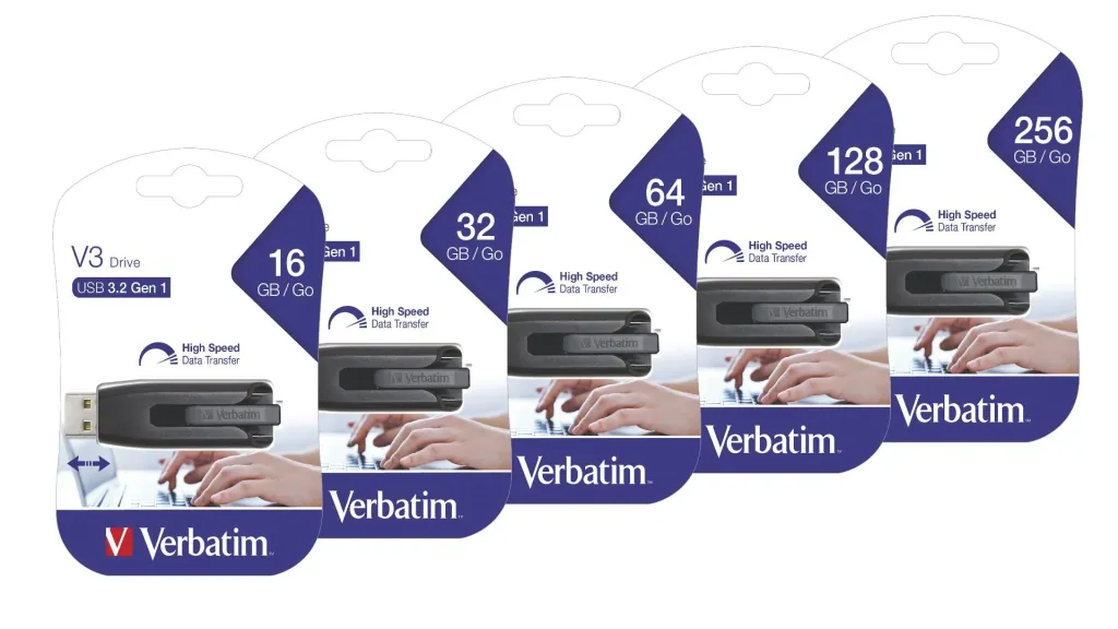 64 GB USB 3.2 GEN1 Speicherstick, V3 Store n Go in grau
