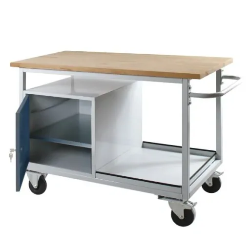 Mobile Werkbank / Tischwagen "EKO", 1 Tür, L1300xB600xH850mm