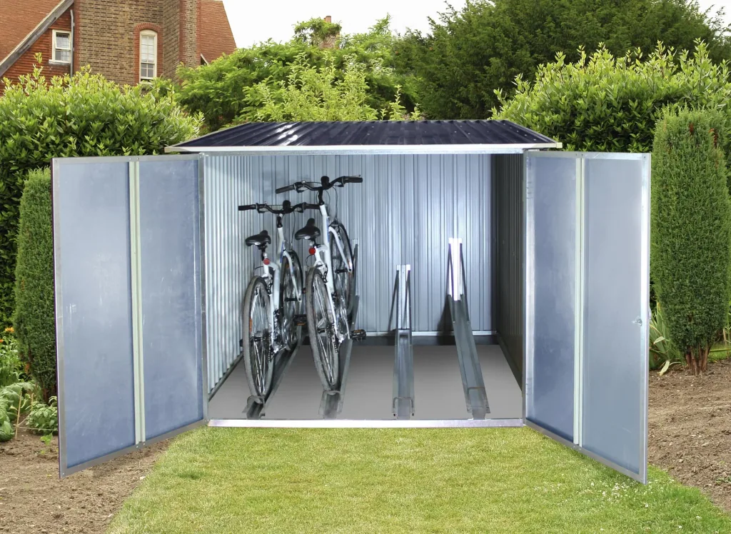 Fahrradbox für bis zu 4 Fahrrädern