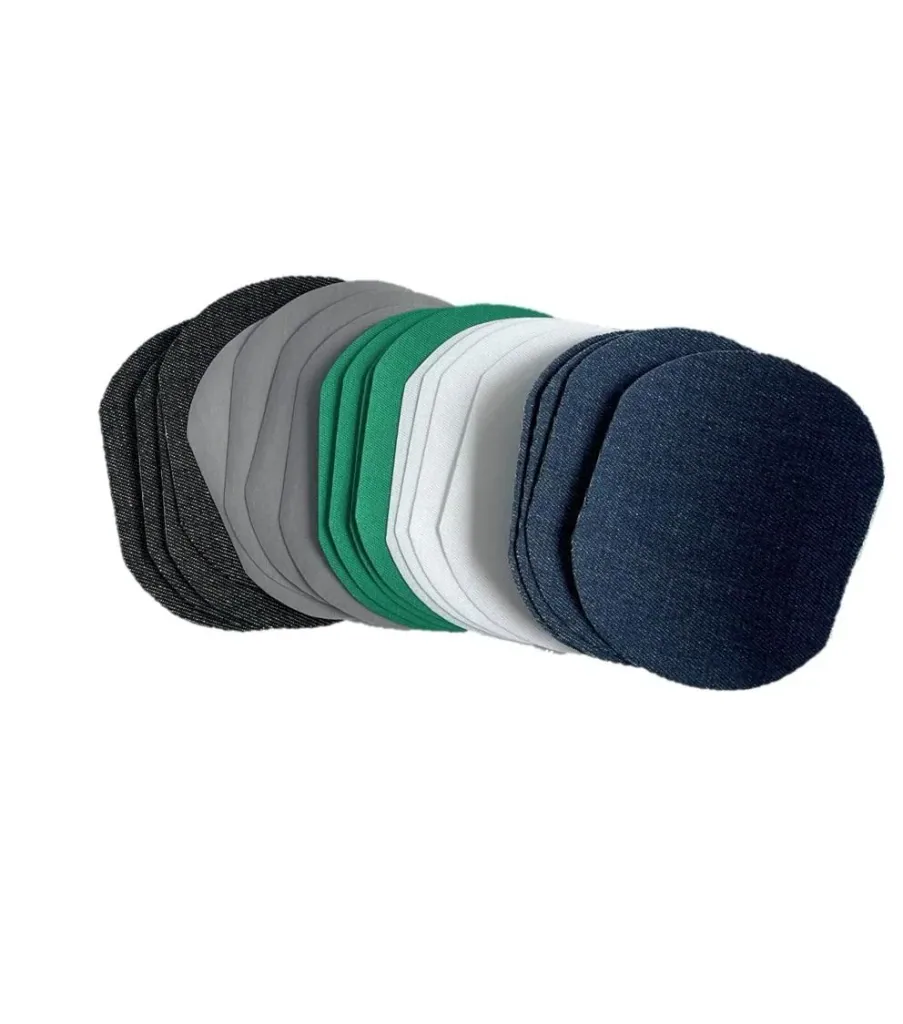 Aufbügelstoffe oval, 20er Set