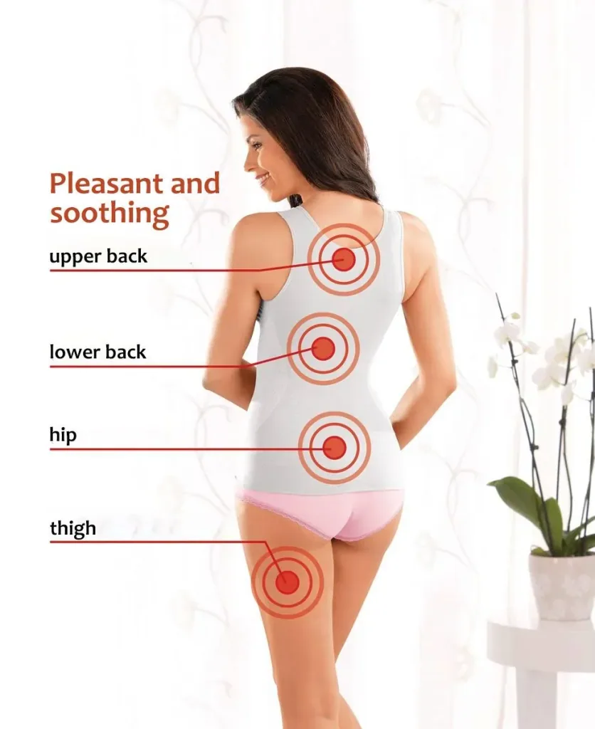 Massagematte mit Wärmefunktion, 9,6 Watt
