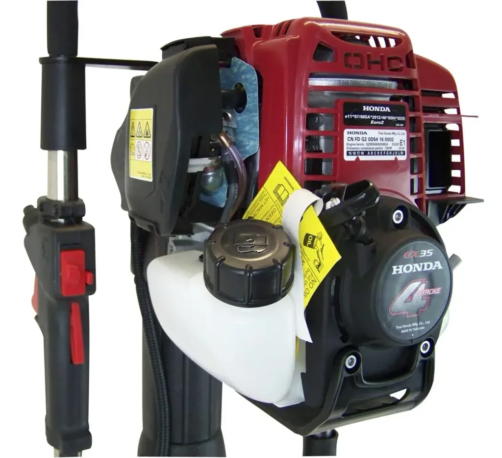 Motor Pfahlramme mit Honda GX 35, 1,36 PS