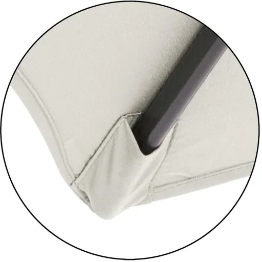 Sonnenschirm Aluminium Ø 300cm Creme mit UV-Schutz 40+
