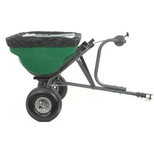 Turfmaster Precision Anhängestreuer 45 kg. Düngerstreuer und Salzstreuer