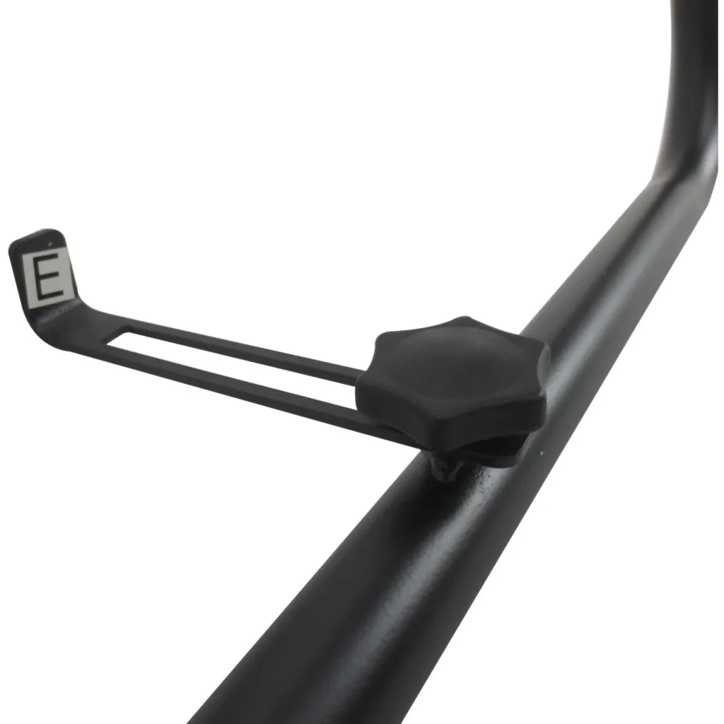 Balkonhängetisch Hängetisch höhenverstellbar halbrund Ø30 cm Terrasse Metall Schwarz L60 x B45 x H50 cm
