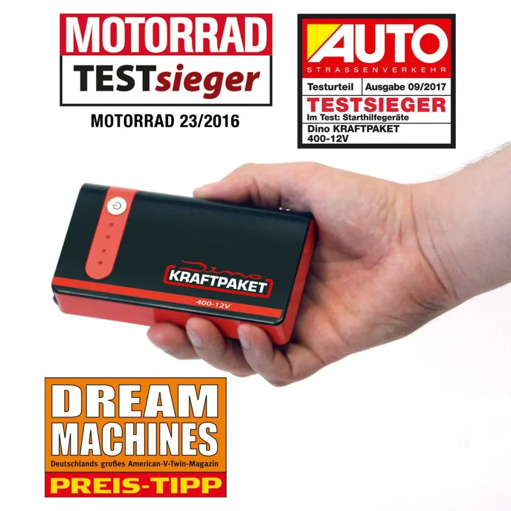 Starthilfe 12 Volt - 9.000 mAh - 400 A