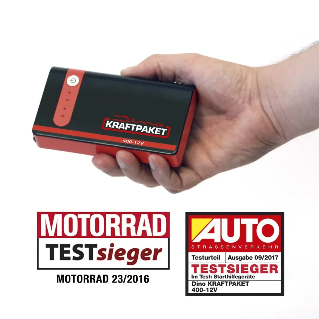 Starthilfe 12 Volt - 9.000 mAh - 400 A