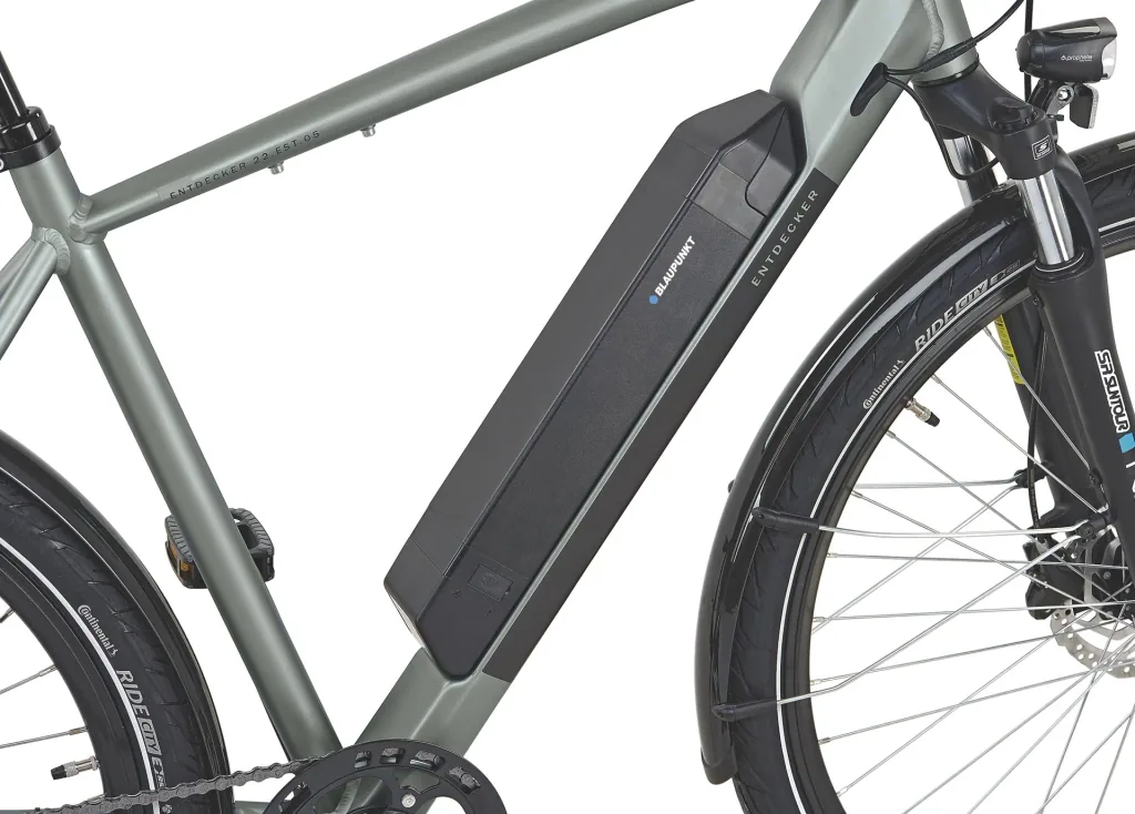 ENTDECKER 22.EST.05 Trekking E-Bike 28" BLAUPUNKT HR-Motor  Herren Diamant 28": Rahmengröße 54cm
