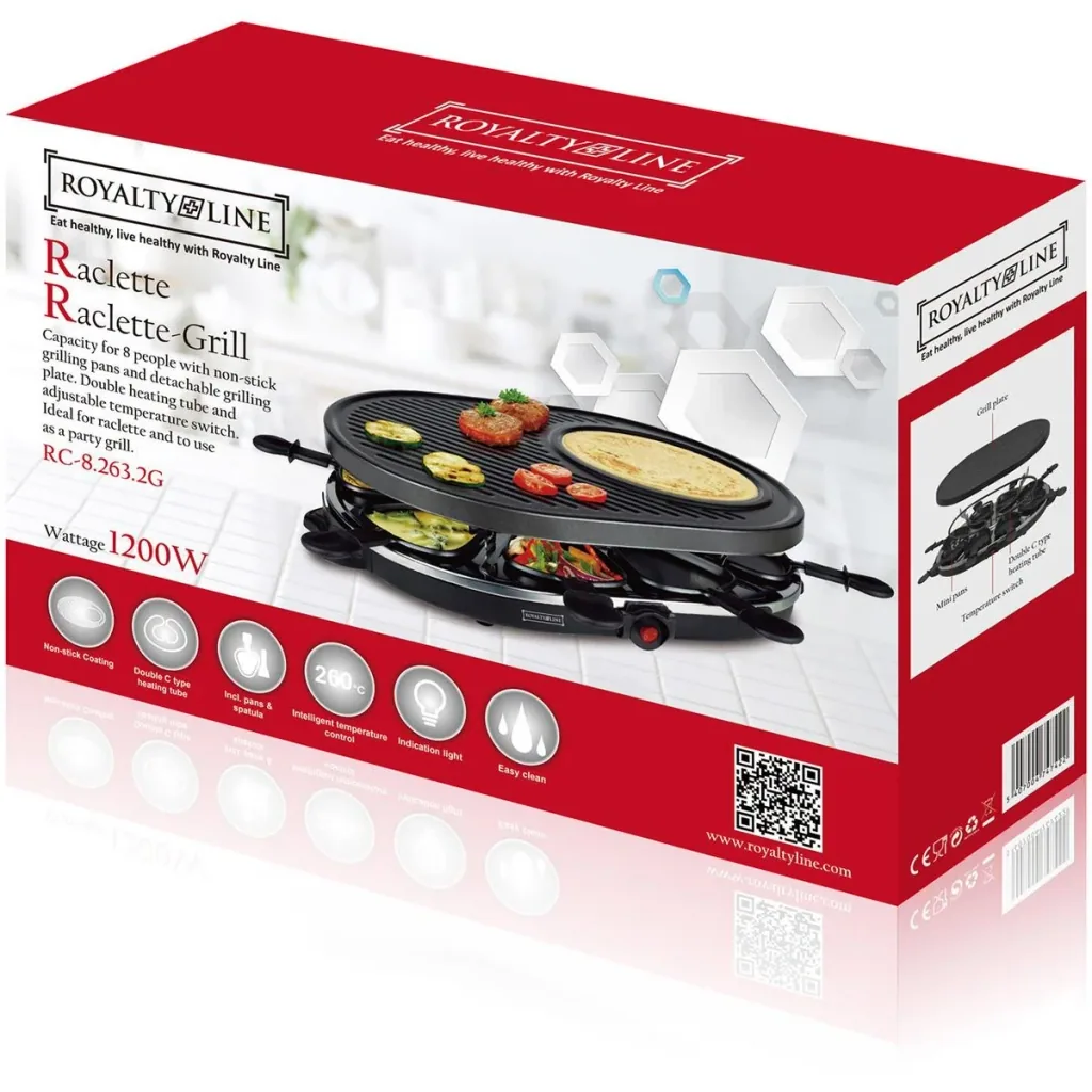 Raclette - Griddle - 8 Personen