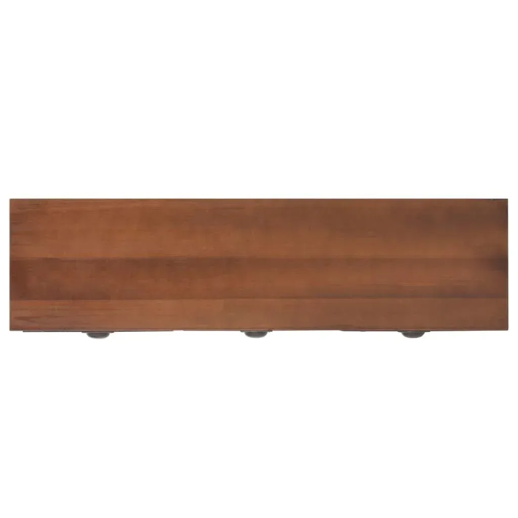 Wandtisch mit 3 Schubladen 120x30x76 cm Kiefer massiv