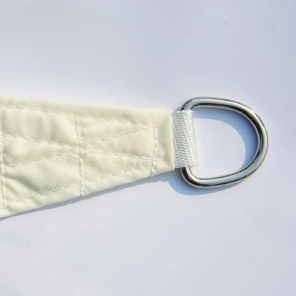 Sonnensegel (Cream 4x4x4m) Dreieck Polyester - wasserabweisend