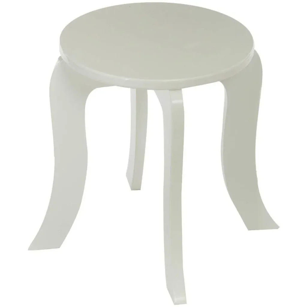 NL Schminktisch mit Hocker für Kinder - 71,5 x 50,5 x 91 cm - Weiß