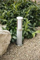 Sockelleuchte LAGUNA 450mm Granit, 12 Watt, für den Außenbereich