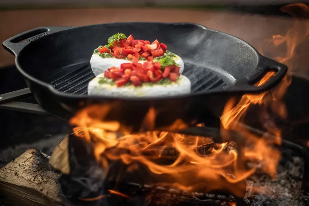 Grill-Feuerpfanne gp30h mit zwei Henkeln