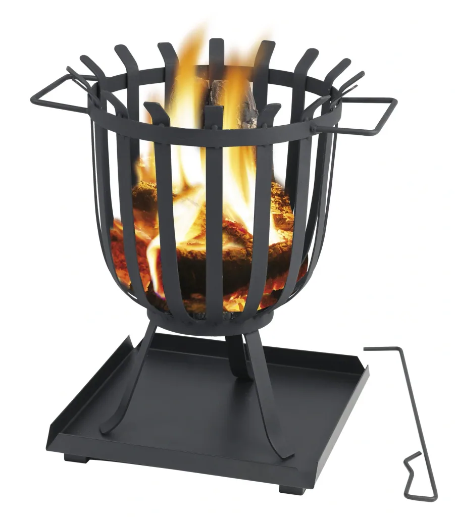 Feuerkorb "Brentwood" - ca. 36 cm Ø, schwarz