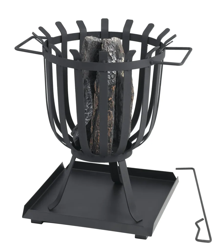 Feuerkorb "Brentwood" - ca. 36 cm Ø, schwarz