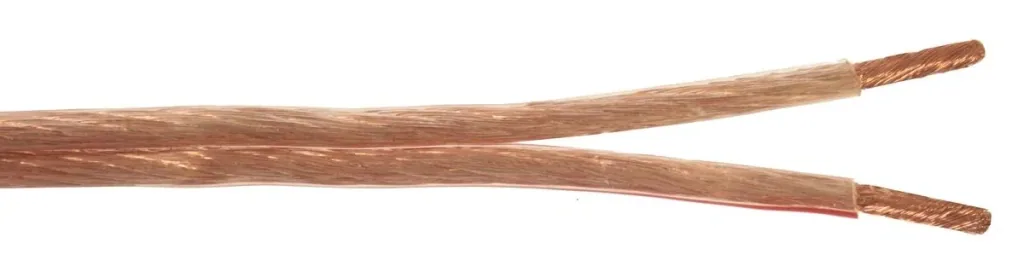 Lautsprecherleitung 2x2,5 mm² transparent 25m