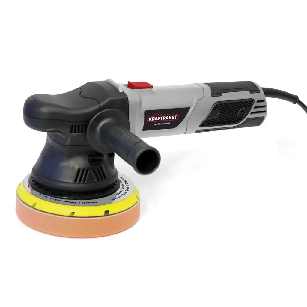 Exzenter Poliermaschine - 900 Watt - 15 mm Hub - im XXL Set