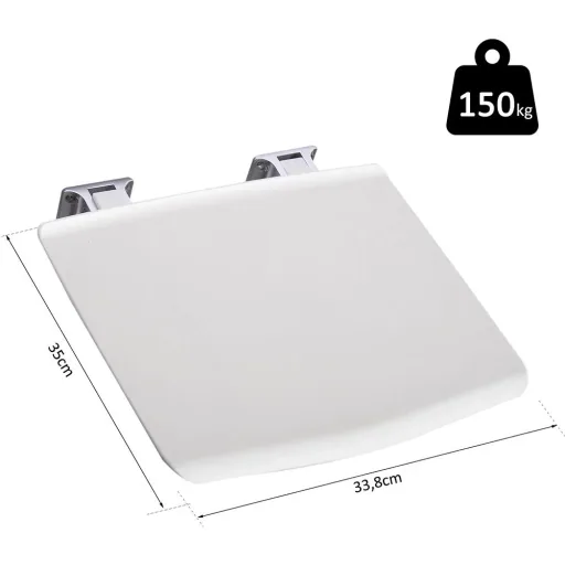 Duschklappsitz mit Wand-Schemel