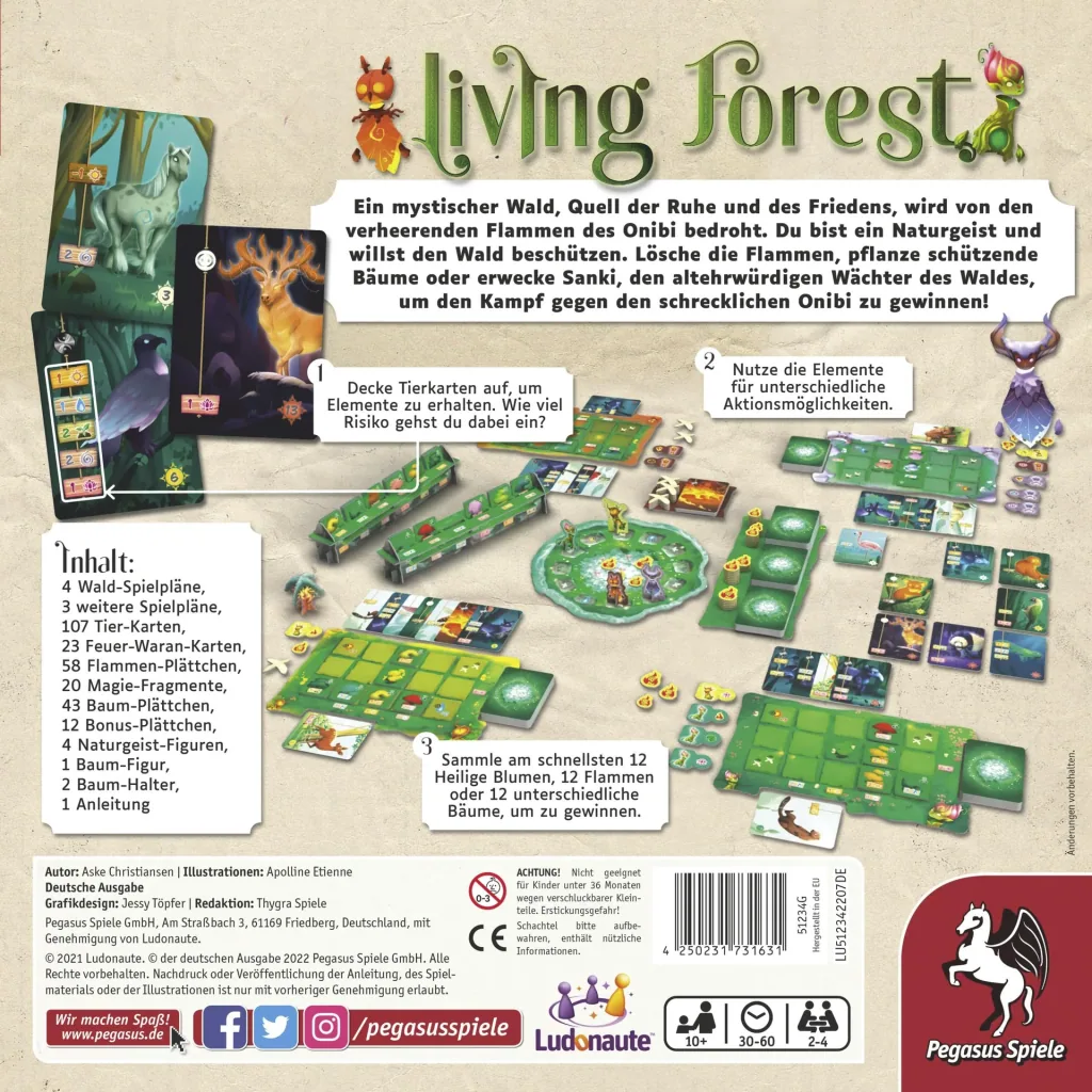 Gesellschaftsspiel Living Forest - Kennerspiel des Jahres 2022