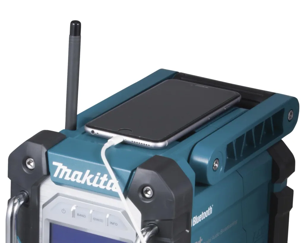 Akku-Baustellenradio 7,2V - 18V mit DAB+ und Bluetooth DMR112