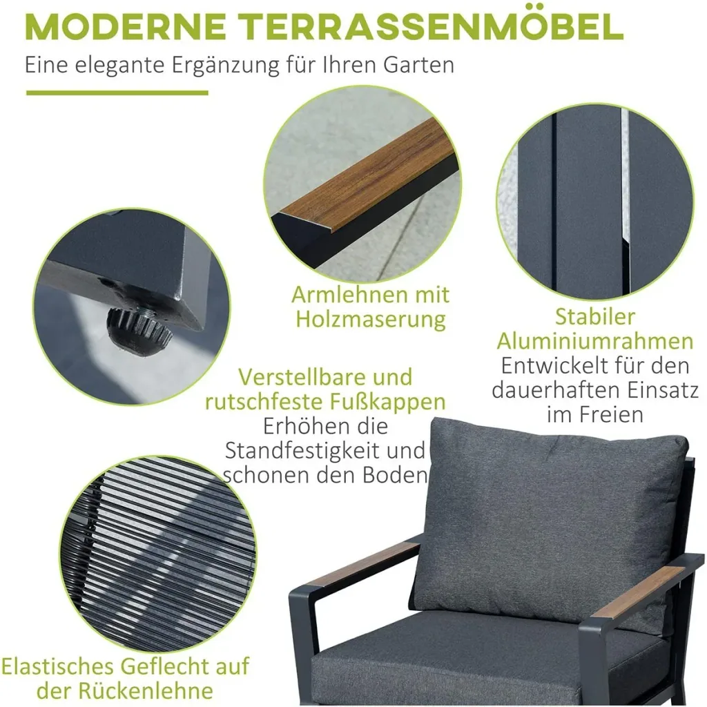 2-in-1-Gewächshaus und Hochbeet - Gehäuse aus Polycarbonat - Grau - 120 x 54 x 112/122 cm