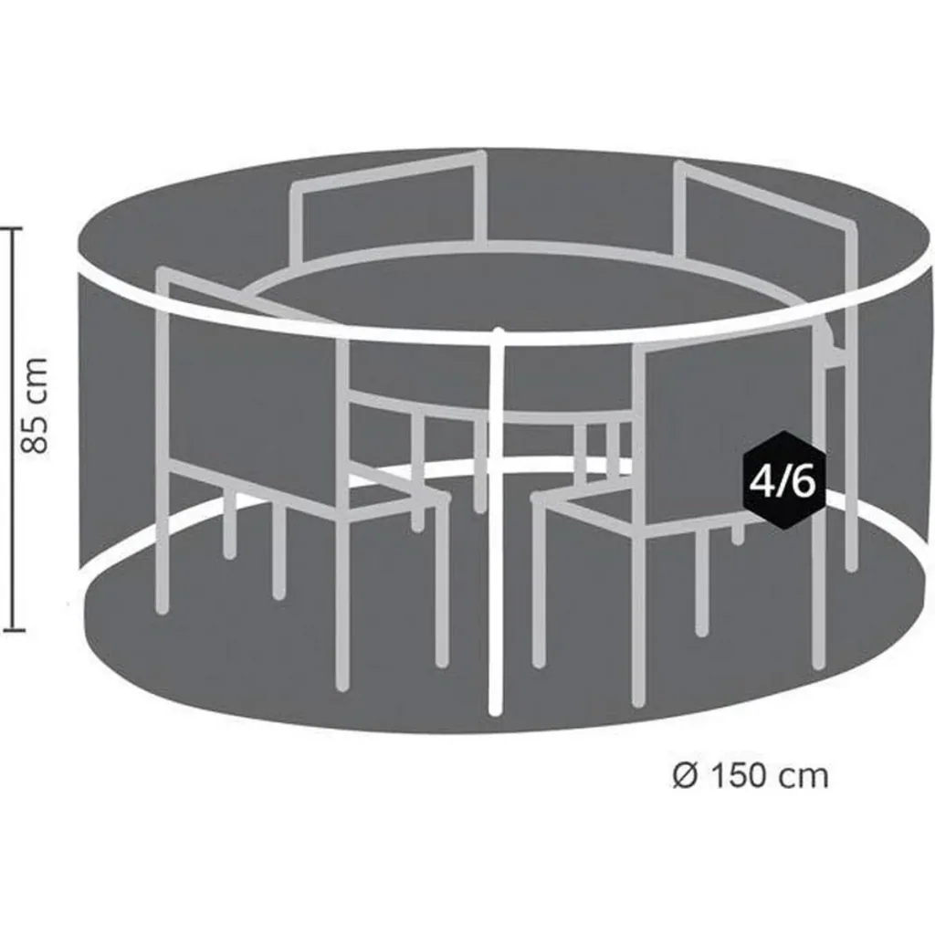 Schutzhülle für Round Garden Set - Ø 200 x 85 cm