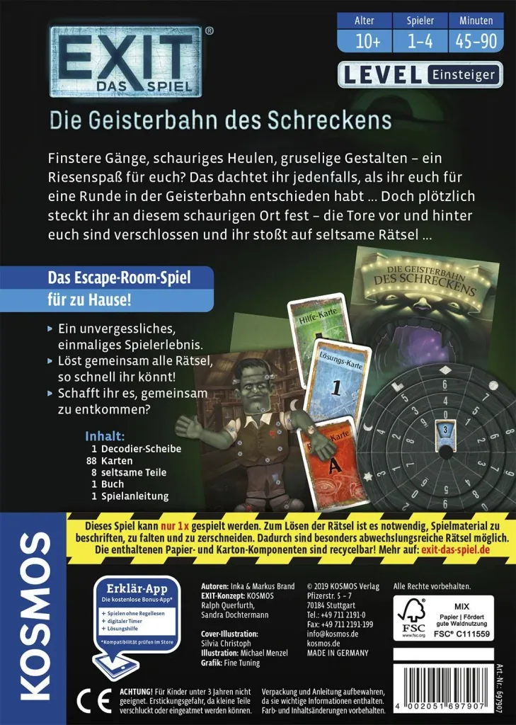 EXIT Das Spiel - Die Geisterbahn des Schreckens