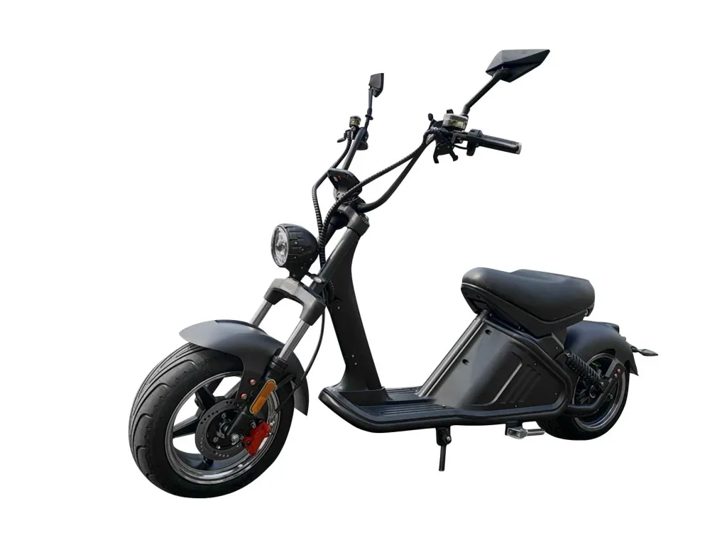 Elektro-Roller La Potenza, 45 km/h, 3000 Watt, 60V/20 Ah Lithium-Ionen Akku, schwarz
